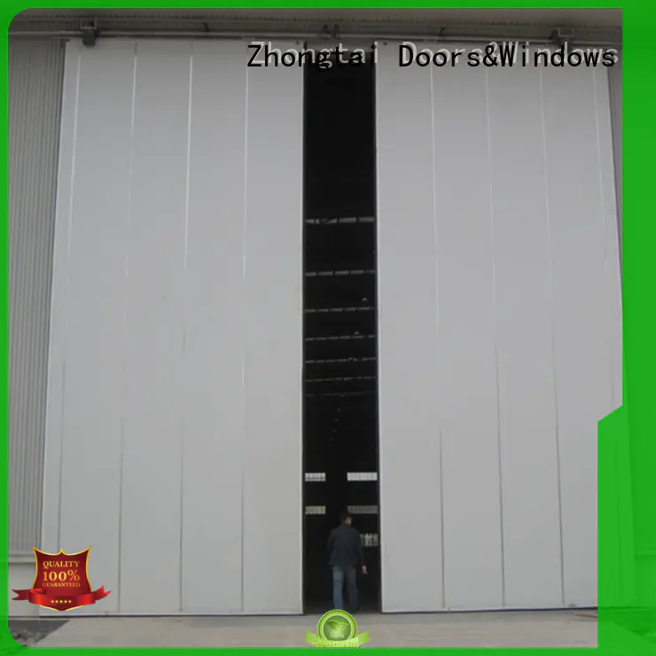 Zhongtai Wholesale industrial sliding door manufacturers for factory