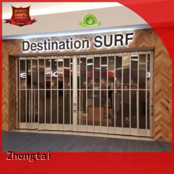 Zhongtai Brand security fashionable polycarbonate overhead doors