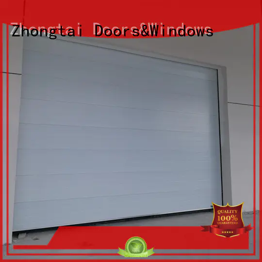 automatic top vertical Zhongtai Brand industrial exterior doors manufacture