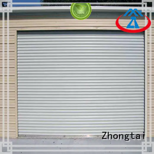 Zhongtai safety steel roll up doors suppliers for garage