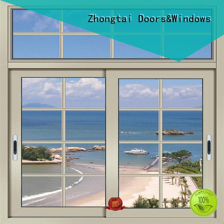 Zhongtai Wholesale aluminium sliding window supply for home