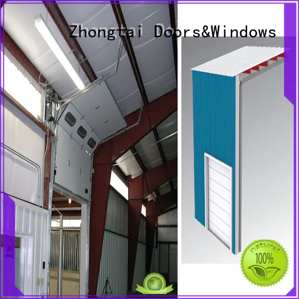 Zhongtai Latest industrial garage doors company for factory
