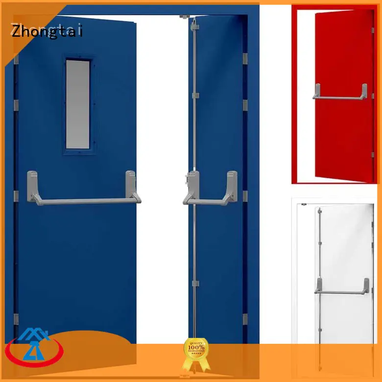 Zhongtai emergency fire resistant door suppliers for building