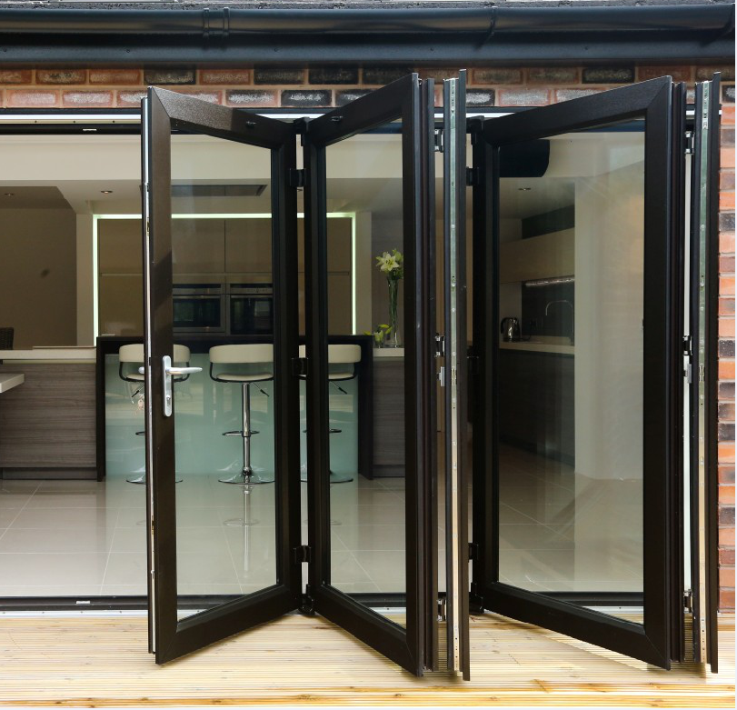 Zhongtai-High-quality Thermal Insulation High Quality Aluminum Bi-fold Door | Aluminium