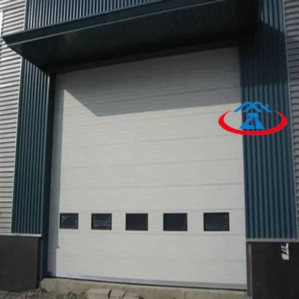 Industrial sectional vertical lifting door