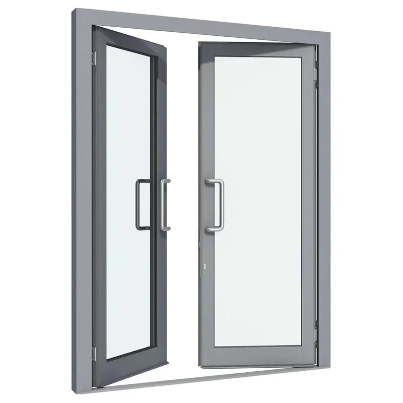 Double Layer Thermal Insulation Aluminum Swing Window