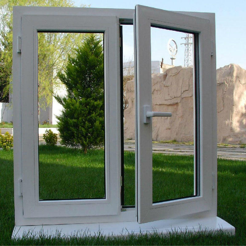 Double Layer Thermal Insulation Aluminum Swing Window