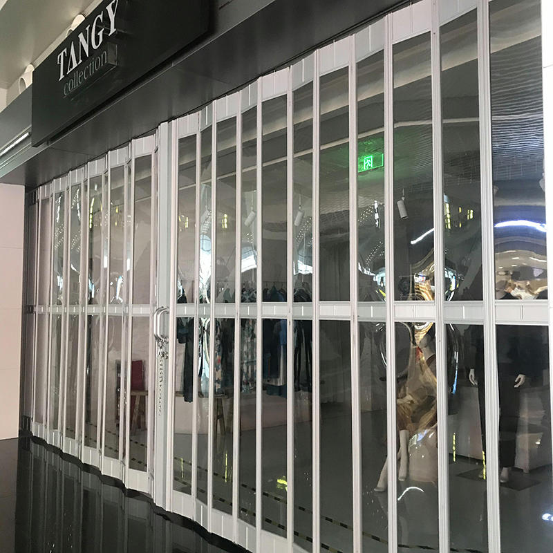 High Performance Clear Polycarbonate Folding Door