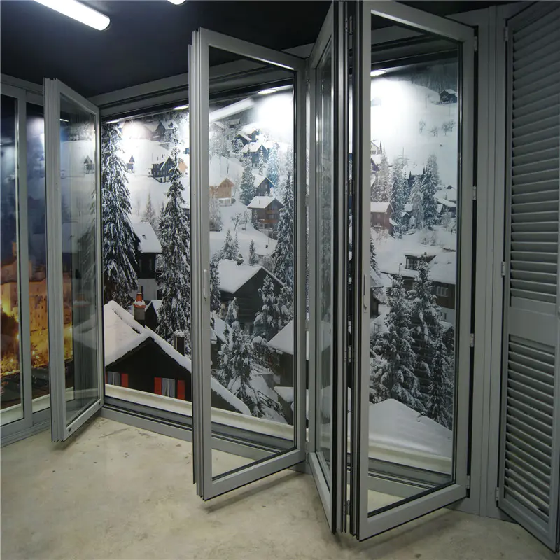 Finished Surface Aluminum Folding Door