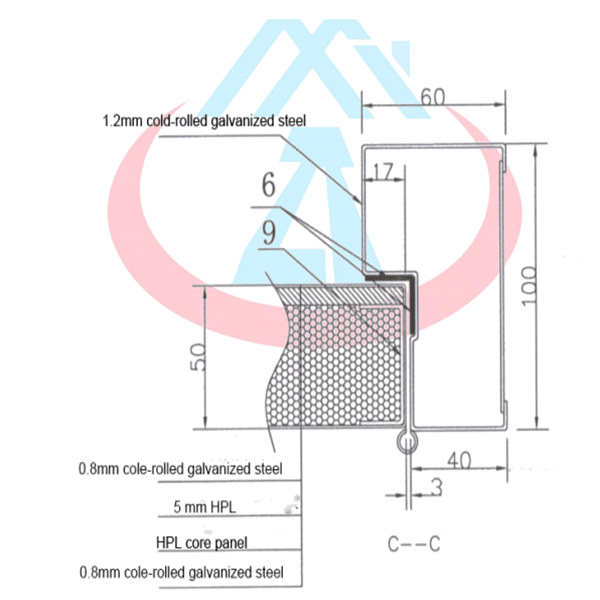 Zhongtai-Garage Fire Door Standard Sigle Fire Rated Door-1