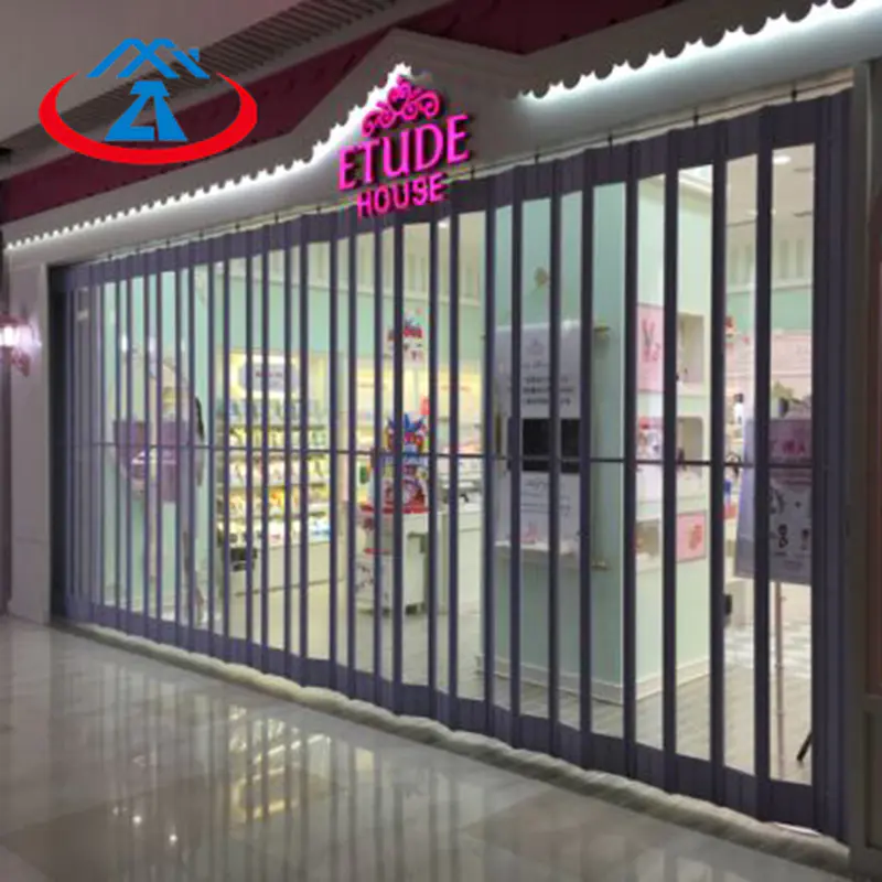 Commercial Polycarbonate Folding Door For Shop