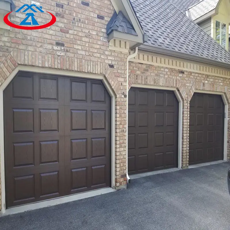 Customized Wood Grain Aluminum Garage Door
