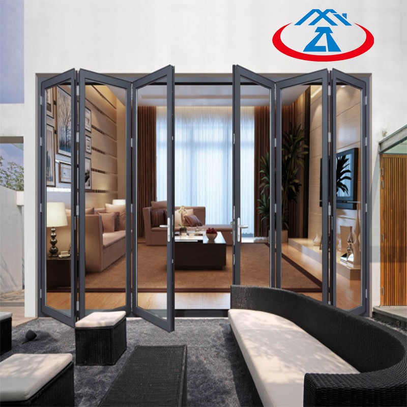 Zhongtai-New Design Aluminum Folding Door For House | Aluminium Door Frame Factory