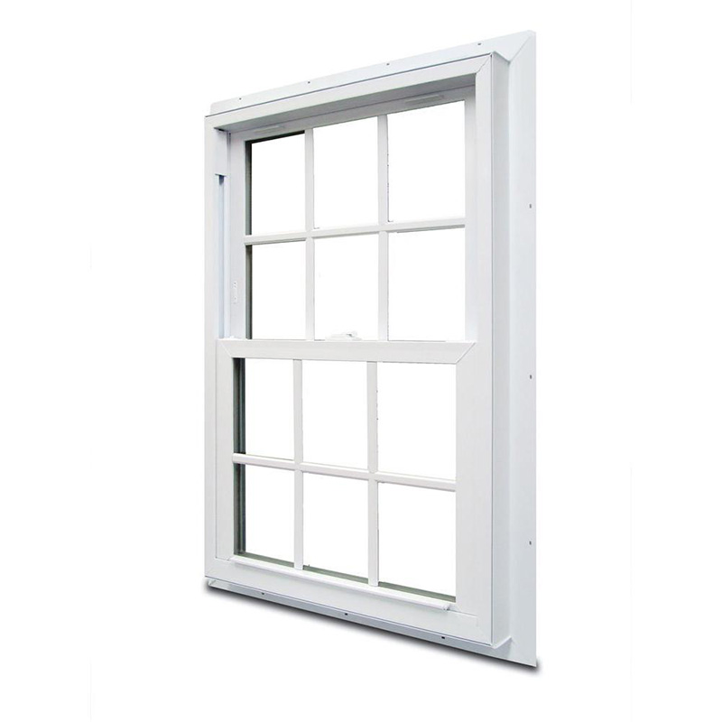 Beautiful Withe Aluminum Hung Window