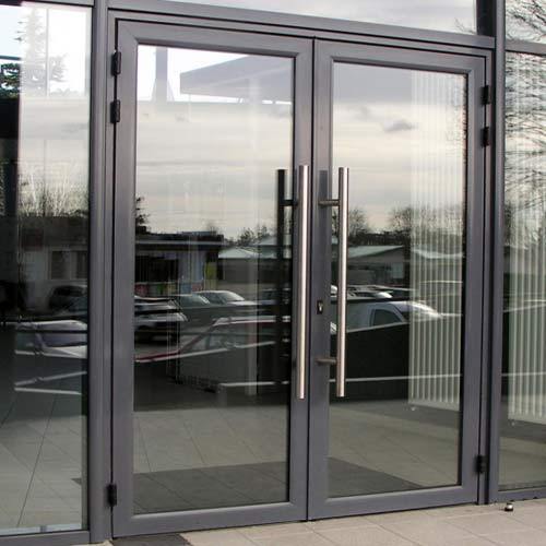 Zhongtai-Best Aluminium Patio Doors Tempered Glass Swing Door Manufacture-1