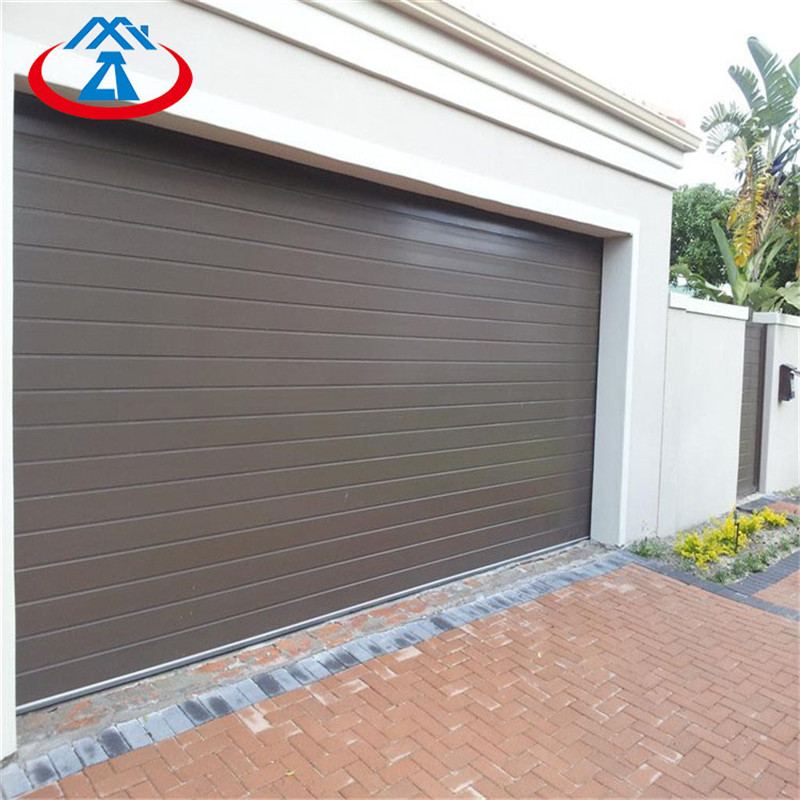 Minimalist Garage Door Aluminum Panels with Simple Decor