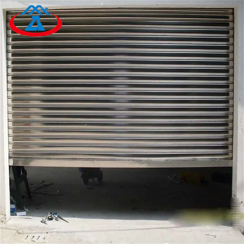 Durable steel roll up door stainless steel rolling shutter