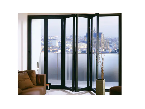 Top Quality Aluminum Frame Double Tempered Glass BI Folding Doors for Hot Sales