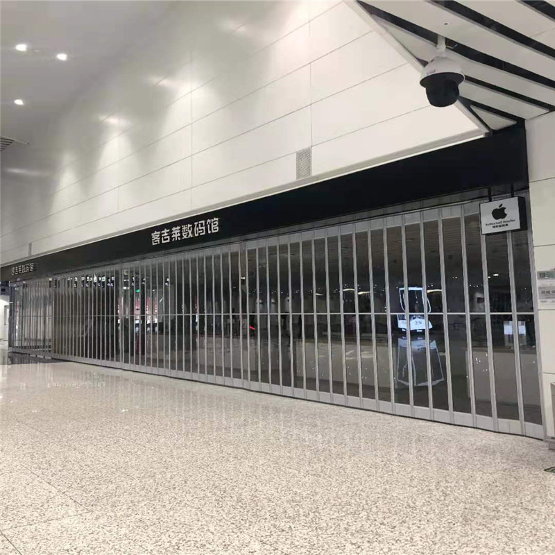 product-Good quality transparent aluminum frame with polycarbonate folding door-Zhongtai-img