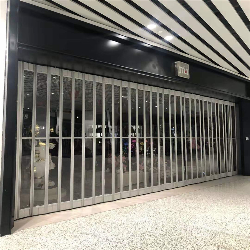 product-Zhongtai-commercial door sliding aluminum PC folding door for sale-img