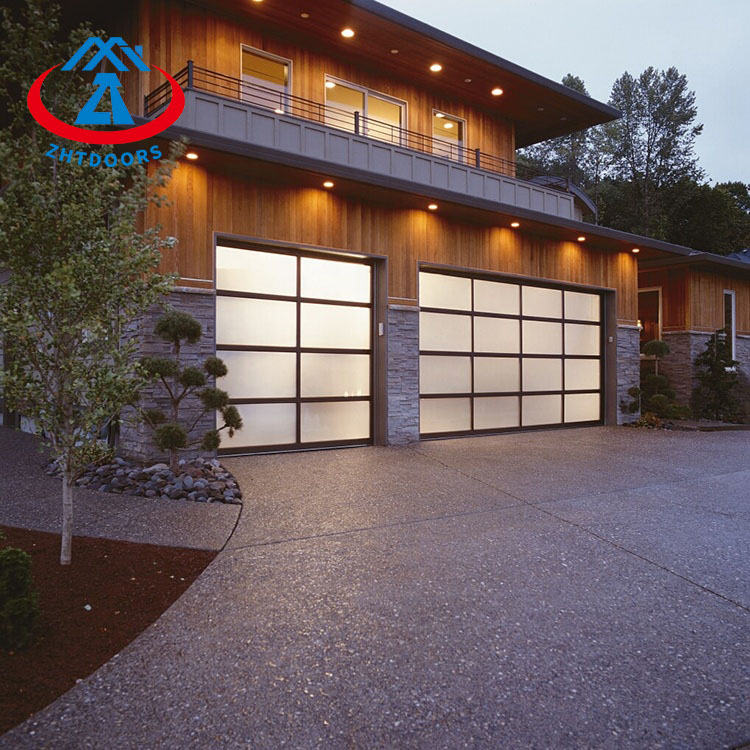 8x7 Clear Glass Garage Door Residential Garage Door