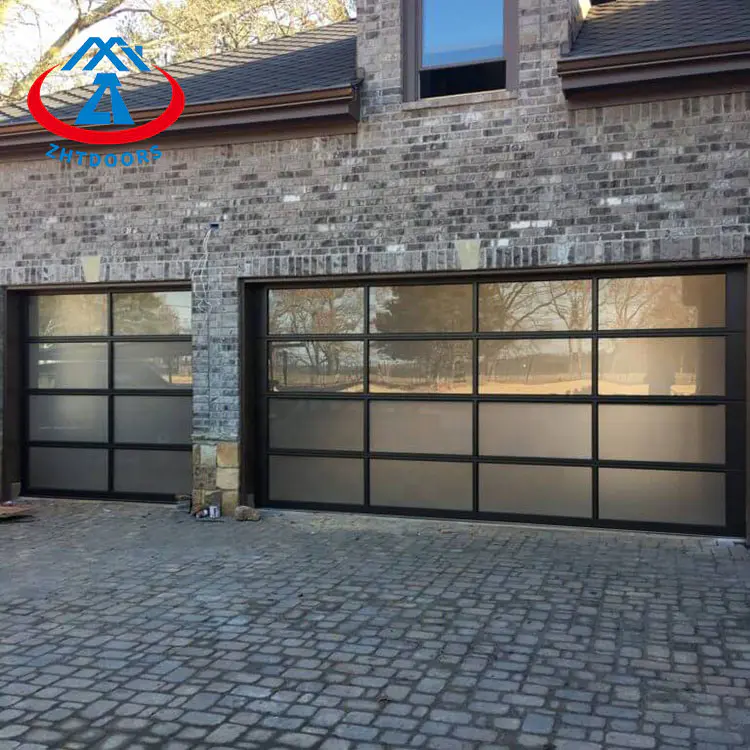 8x7 Clear Glass Garage Door Residential Garage Door