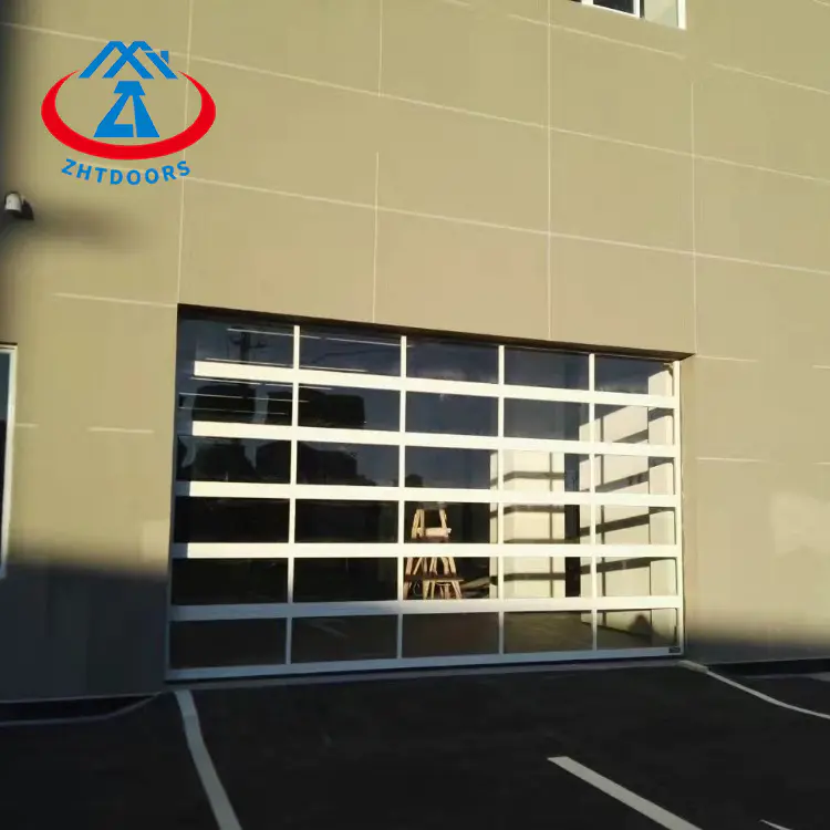 Automatic See-through Clear Insulated Glass Panel Garage