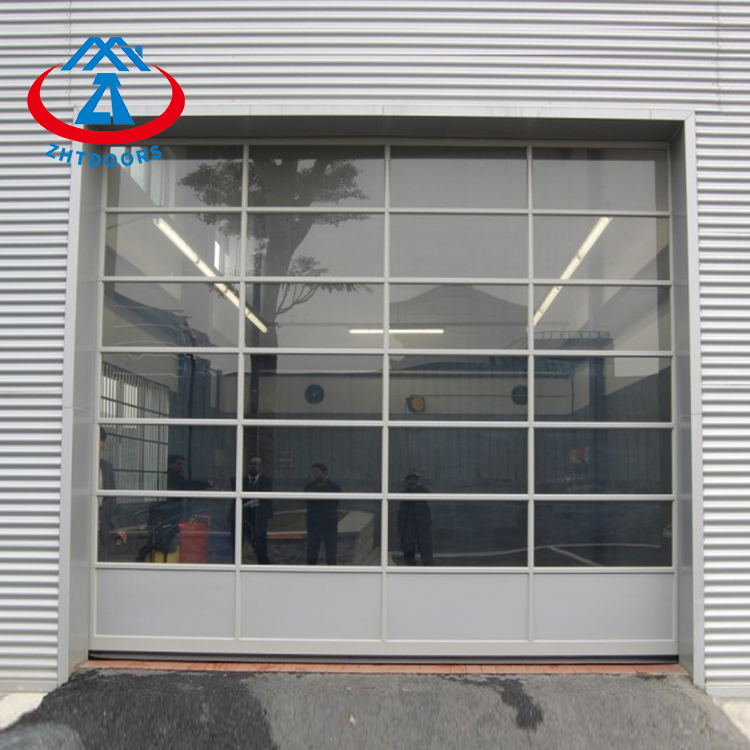 Commercial Safety Pc Glass Garage Door