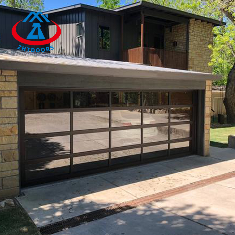 Double Frameless Mirror Glass Carriage House Garage