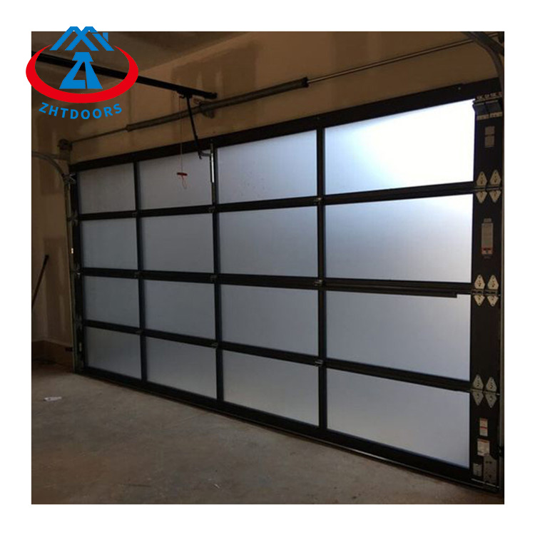 Glass Aluminum Garage Door High Quality