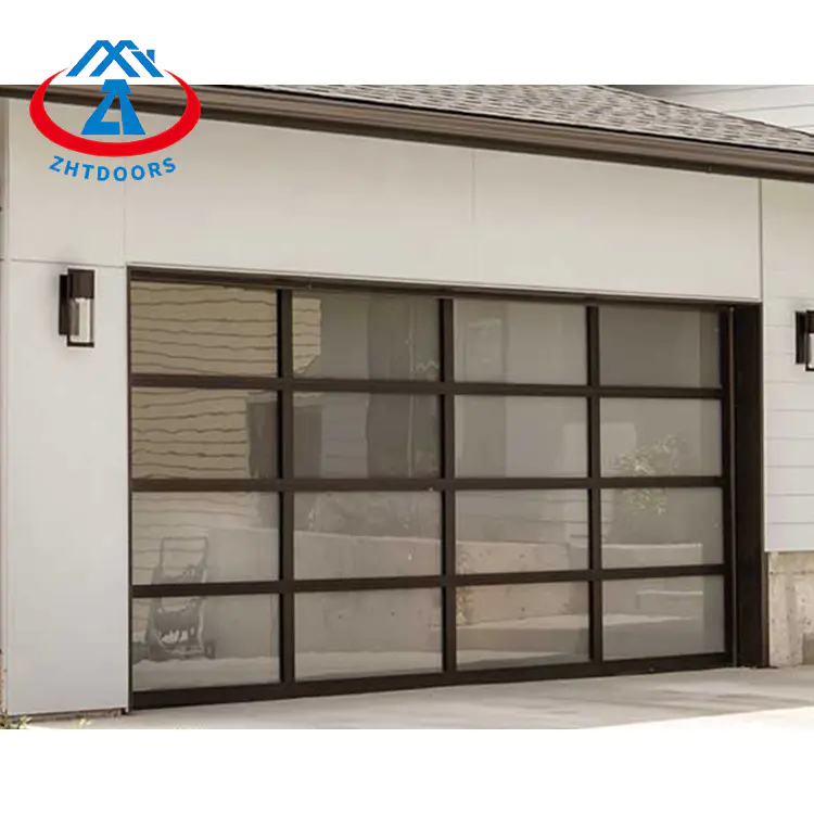 Insulated Garage Door Sectional Glass Panels Overhead