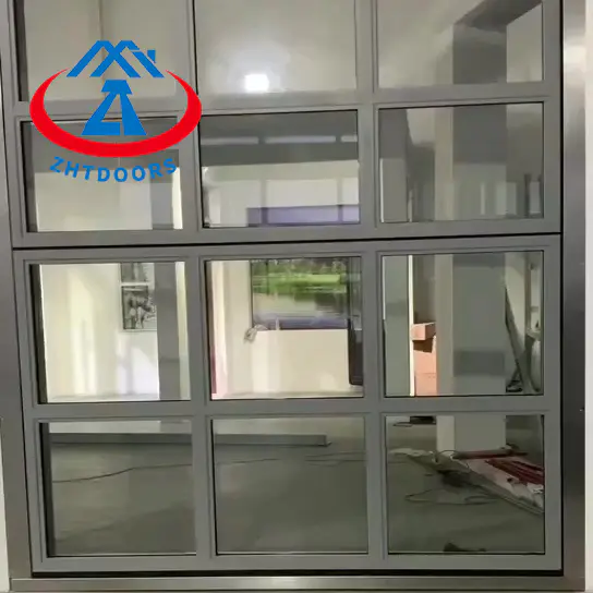 Modern Bifold Garage Doors Aluminum Glass Vertical