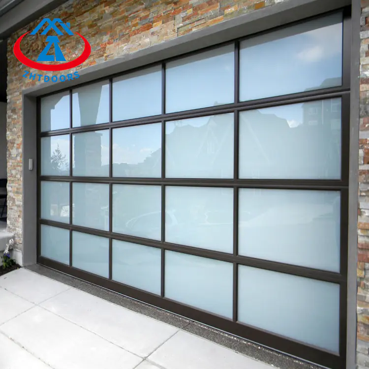 Modern Design Exterior Aluminium Glass Garage Door