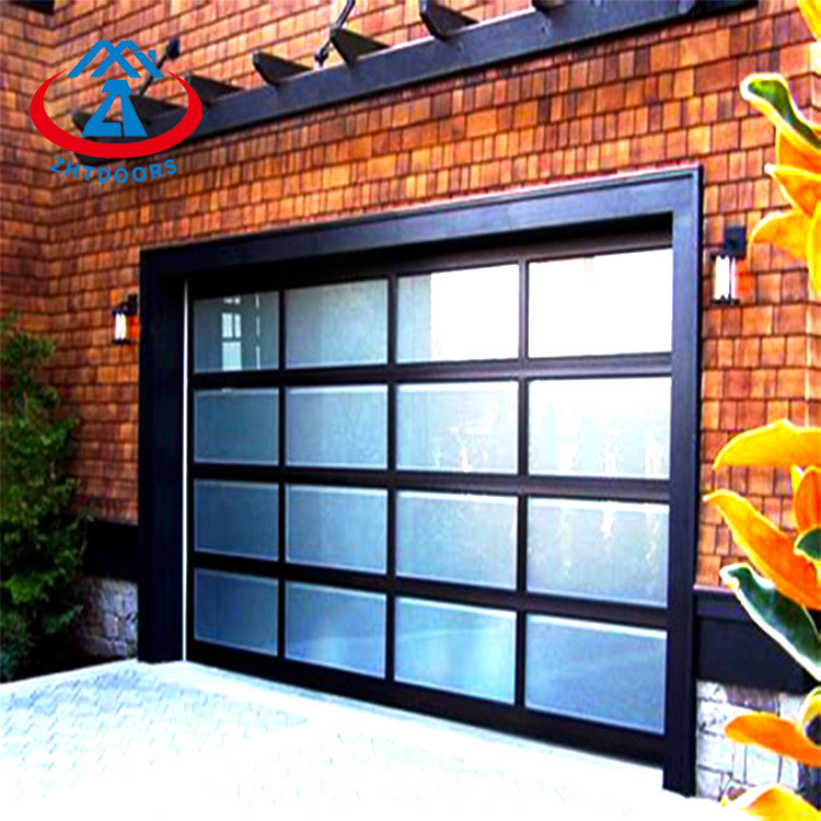 Modern Safety Style Design Residential Aluminum Automatic Garage Door