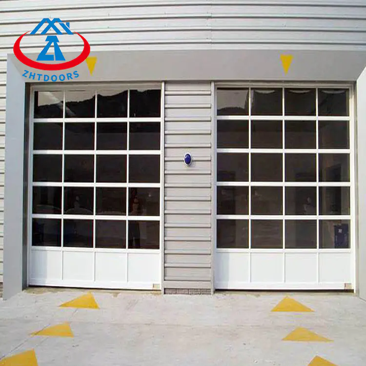 Modern Style Automatic Sectional Glass Garage Door