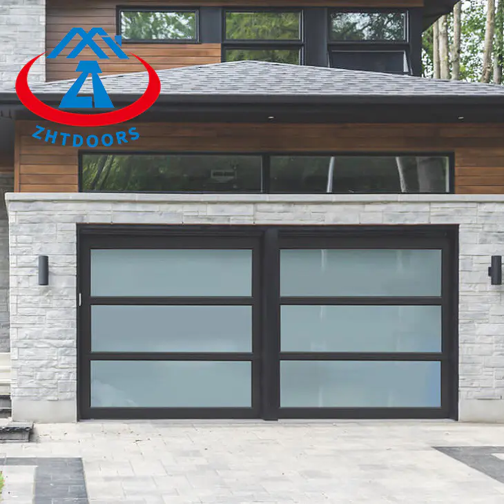 New Modern Style Garage Door With Glass
