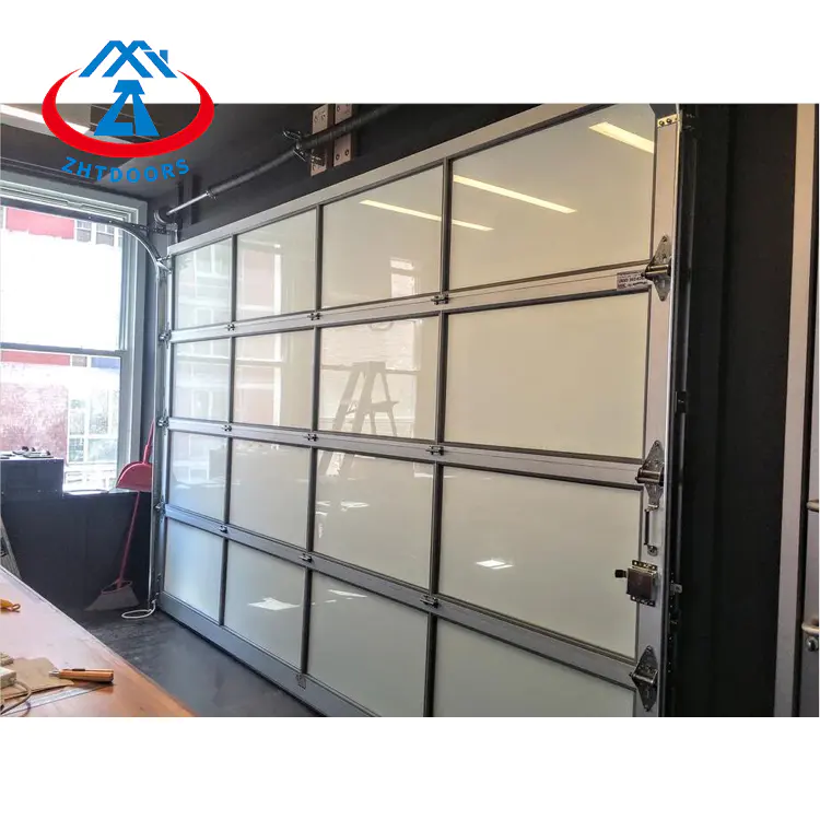 Prettywood Sectional Aluminum Alloy Panel Electric Remote Garage Door
