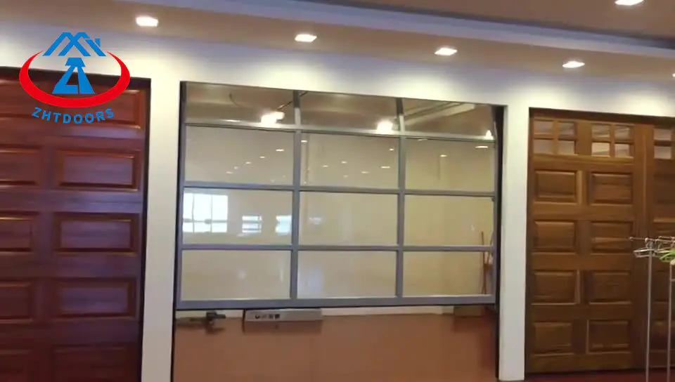 Automatic Glass Panel Garage Door Used