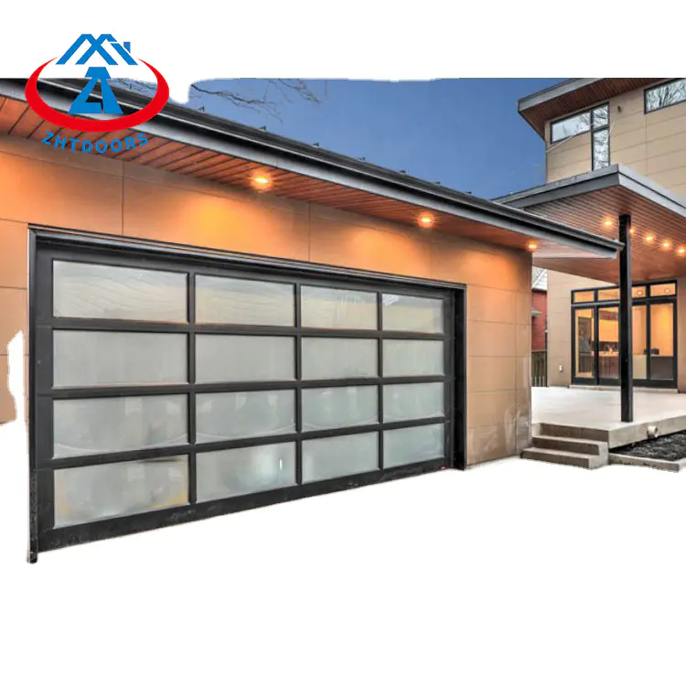 High Quality Aluminium Sectional Frost Glass Garage Door