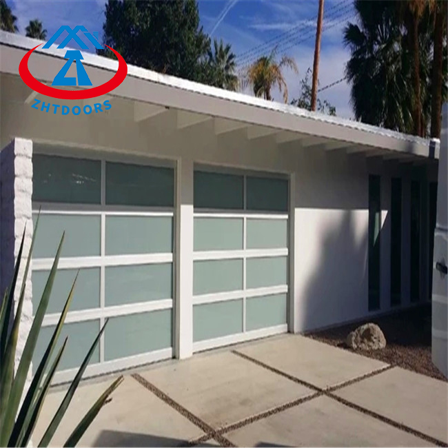 Residential Exterior Insulation High Quality Aluminium Glass Garage Door