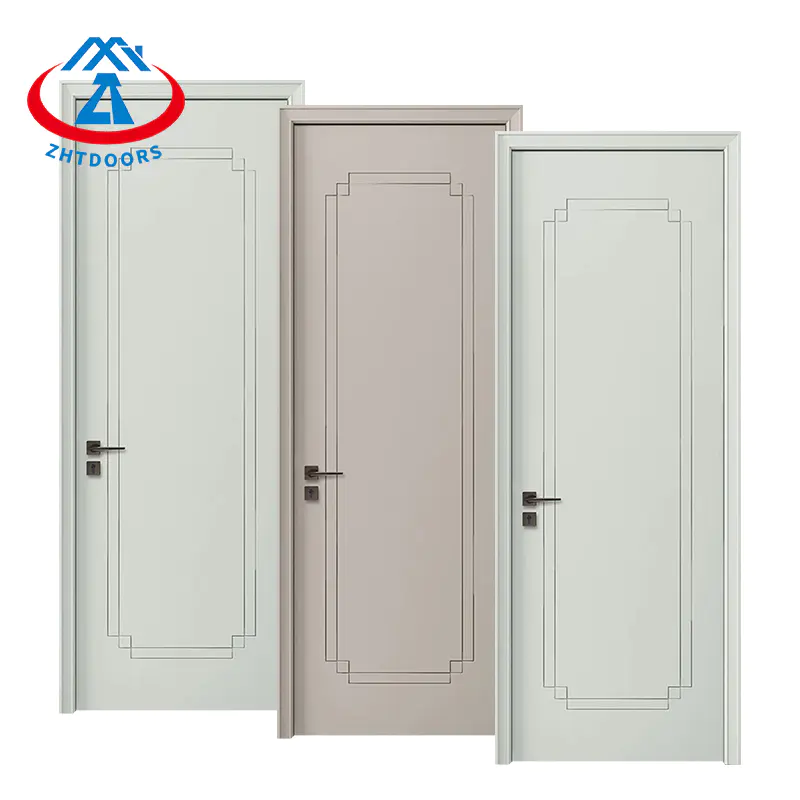 AS Fire Rated Sold Teak Wood Double Doors