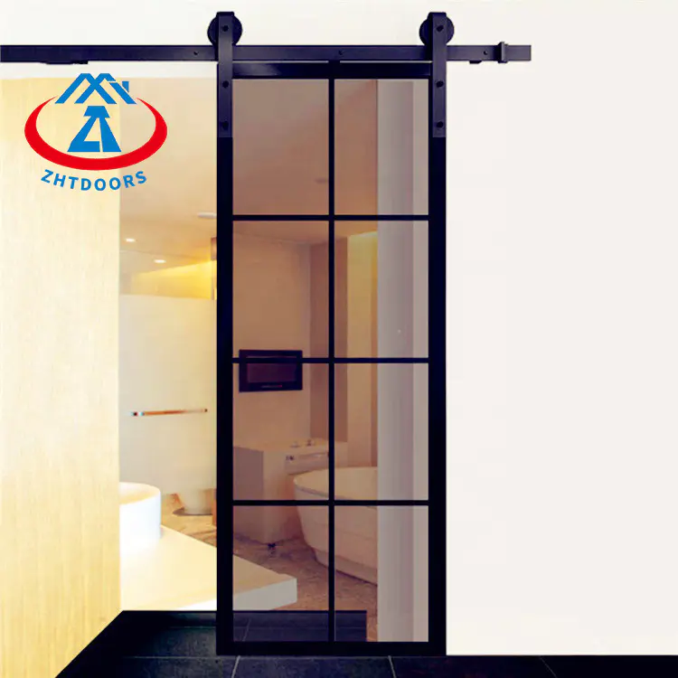 French Style Fireproof Steel Security UL Fireproof Door Iron Glass