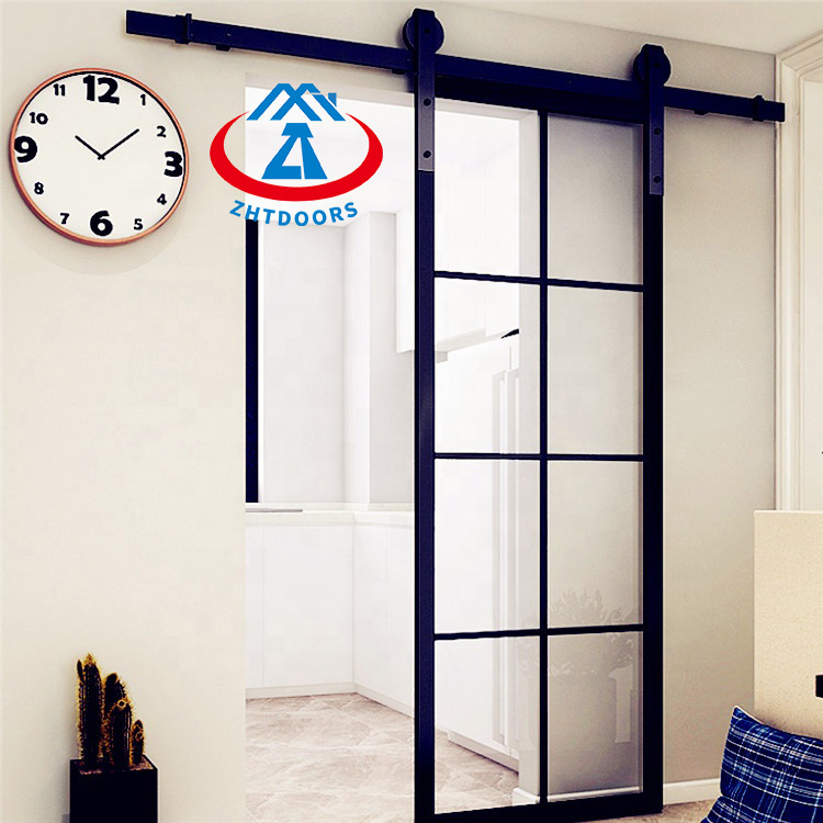 French Style Fireproof Steel Security UL Fireproof Door Iron Glass
