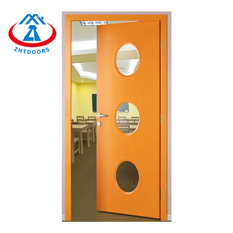 Modern UL Fire Rated Doors Customized Entrance Automatic