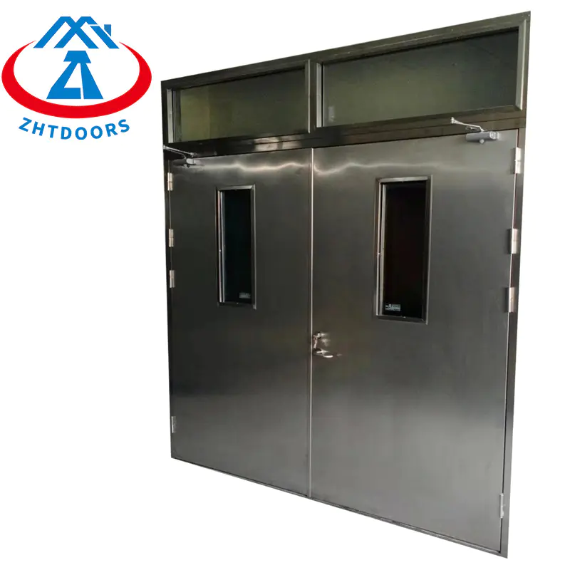 Production Of Stainless Steel UL Fireproof Steel Doors