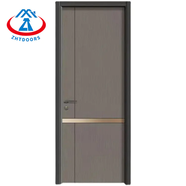 Hot Selling Carbon Crystal Board Wood Composite BS Fireproof Door