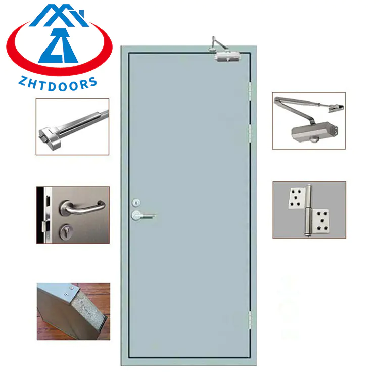 Manufacturing Price Modern Stainless Steel Frame Metal UL Fireproof Door