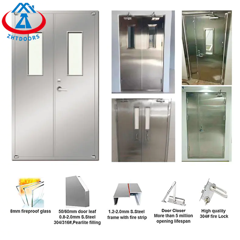 Customized Security Stainless Good Metal Entry BS Fireproof Door