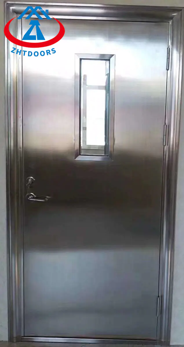 Swing Open Style Reinforced Stainless Steel BS Fireproof Door