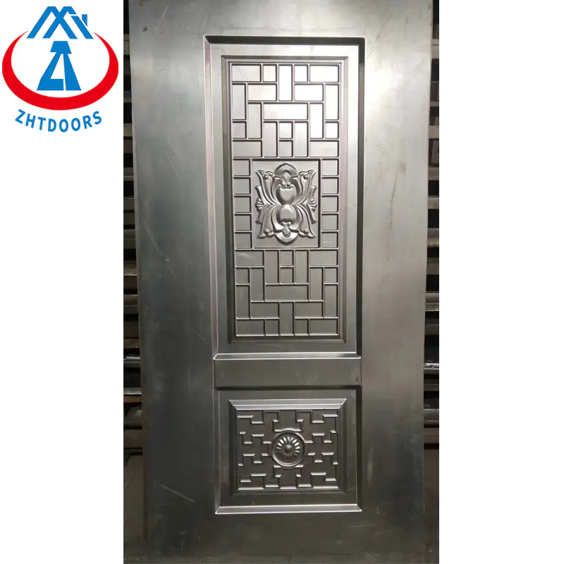 Modern Art Metal Cold Rolled Stainless Steel Apartment AS Fireproof Door